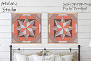 Laser Cut Geometric Star Design 307, a Graphic by AtacanDigital (Thumbnail 1 of 4)