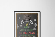 Christmas Flyer Chalkboard Style, a Flyer Template by SPACECAKE (Thumbnail 3 of 4)