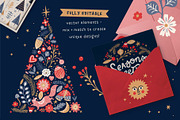 Festive Folk Graphic Collection, a Seasonal Illustration by rouxsupplyco (Thumbnail 9 of 12)