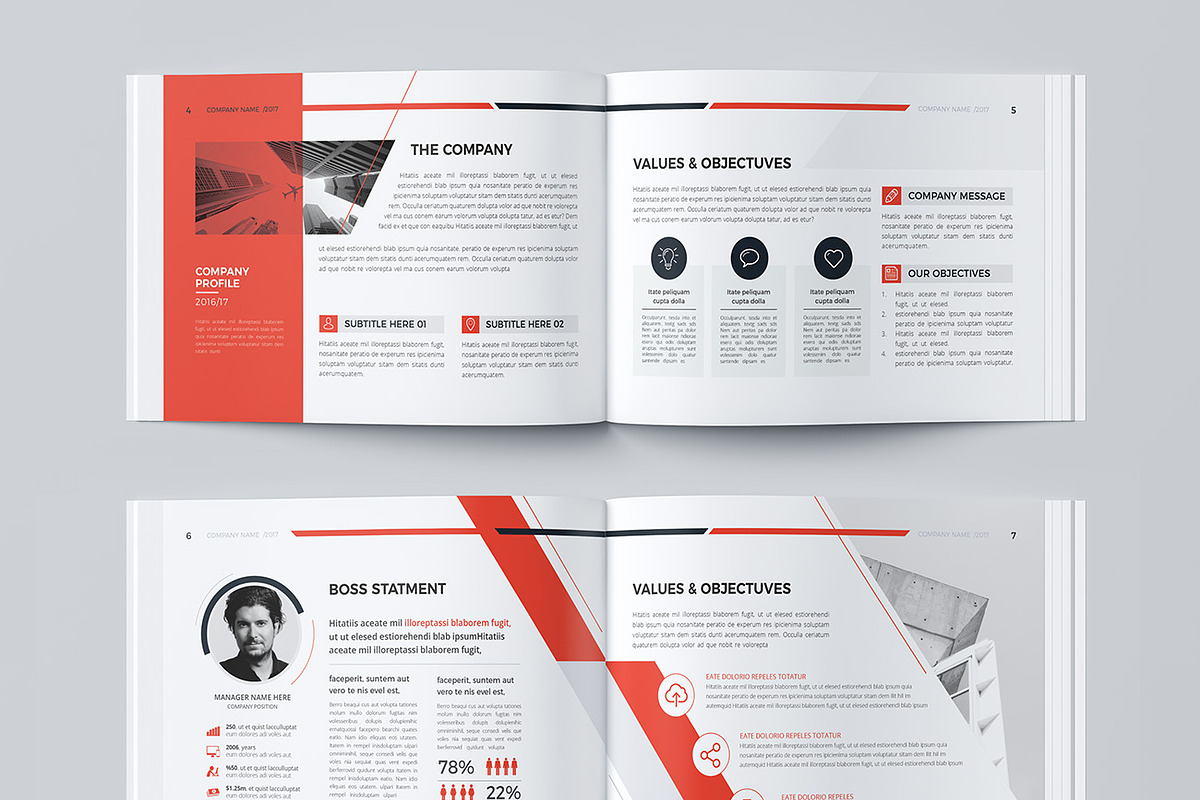 A5 Landscape Company Profile, a Brochure Template by BrochuresFactory (Photo 5 of 9)