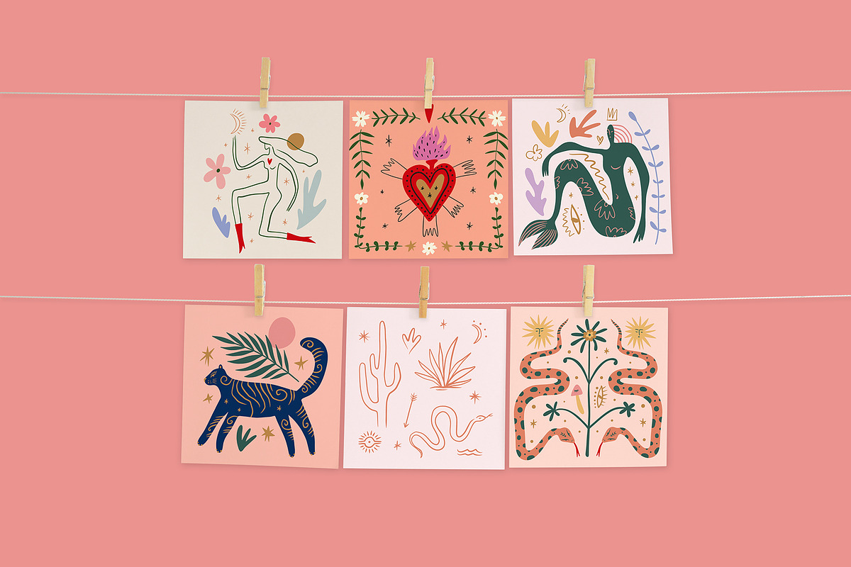 Love and Flex Bundle, an Animal Illustration by Annie Konst (Photo 3 of 20)
