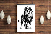 LION FAMILY set, an Animal Illustration by IPVector (Thumbnail 7 of 13)
