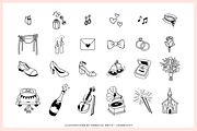 Hand Drawn Wedding Illustrations, an Illustration by rabeccky (Thumbnail 3 of 7)