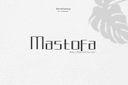 Mastofa | Modern and Minimalist Font, a Sans Serif Font by MustofaCreative (Thumbnail 1 of 5)