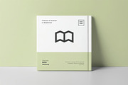 Square Book Mock up, a Books & Magazine Mockup by zippypixelstudio (Thumbnail 2 of 16)