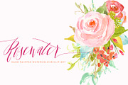 Flower Clip Art - Rosewater, an Illustration by Create The Cut (Thumbnail 4 of 5)