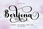 Berliona, a Script Font by TM Type (Thumbnail 1 of 10)