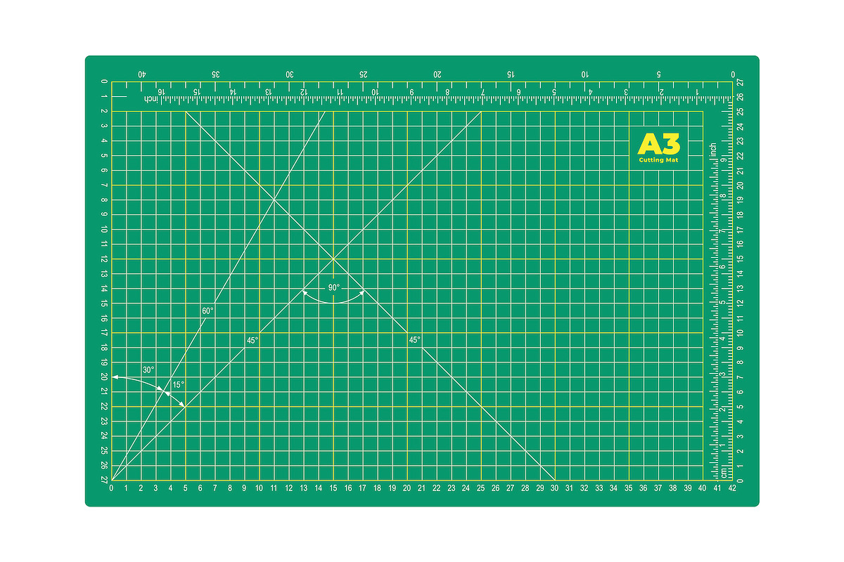 Digital Cutting Mats A2 A3 A4 Sizes, an Object Illustration by bnrcreativelab (Photo 5 of 5)