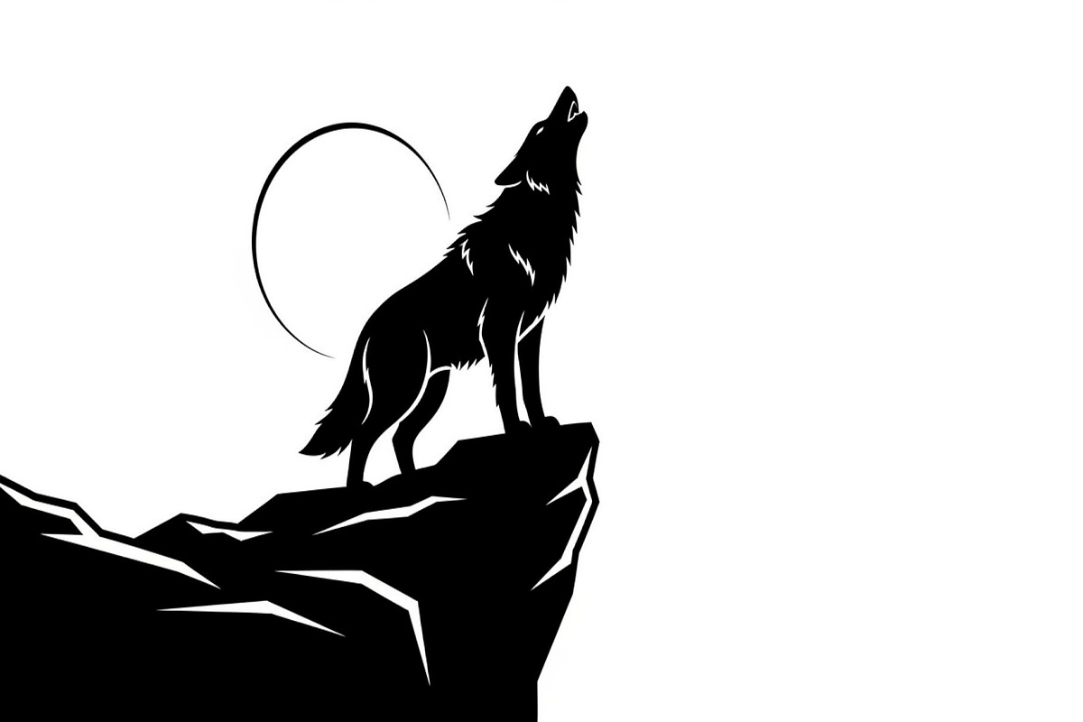 40 Wolf Moon Silhouette Vector Bundl, an Illustration by Amazin_art (Photo 22 of 41)