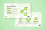 Calm Lifestyle Meditation Infographi, a Healthcare Illustration by trabaskriya (Thumbnail 4 of 5)