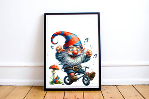 Crazy Funny Gnomes PNG Clipart