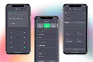 Crypto Bank IOS UI Kit