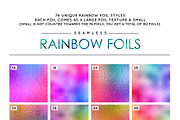 76 Seamless Rainbow Foils, a Layer Style Add-On by Brandy Folse (Thumbnail 9 of 11)