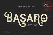 VT BASARO - Vintage Display, a Sans Serif Font by ViactionType (Thumbnail 2 of 9)