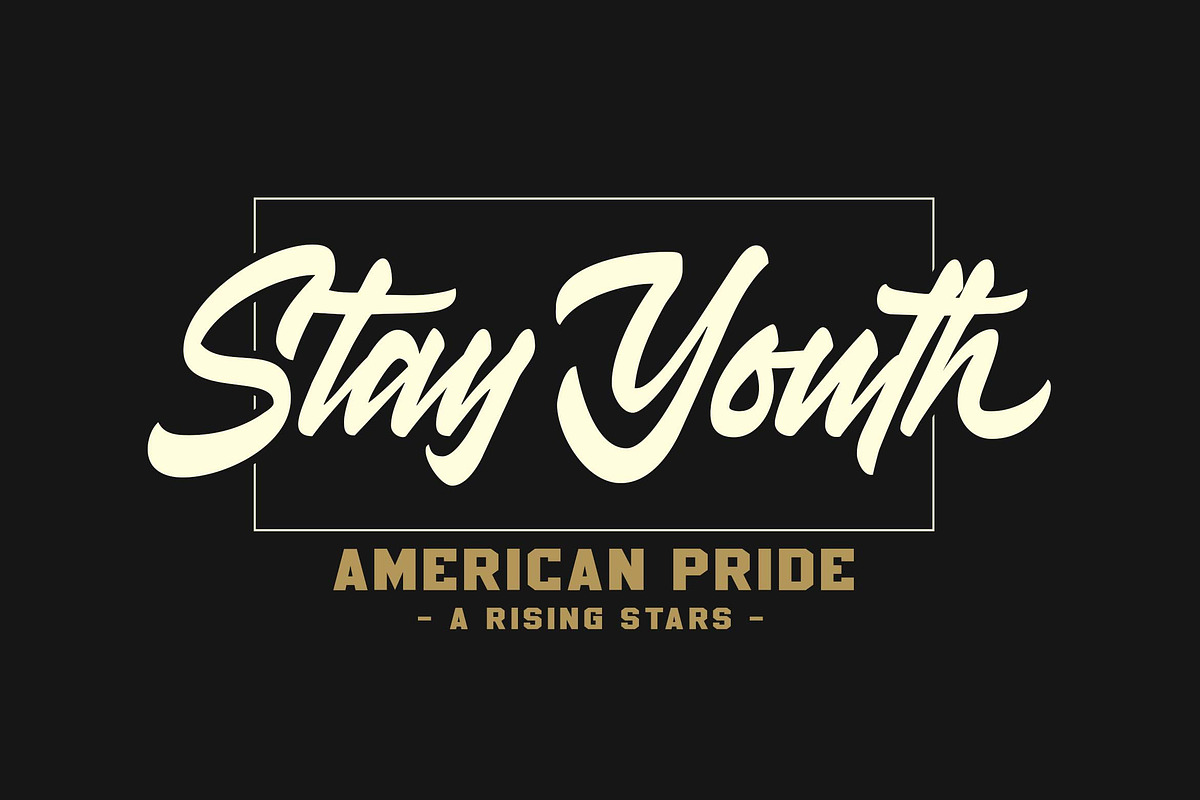 Golden Varsity a College Duo Font, a Slab Serif Font by Blankids Studio (Photo 4 of 14)