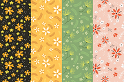 Hand-drawn Floral Pattern Collection, a Pattern Graphic by Rough Edges Supply Co. (Thumbnail 2 of 10)