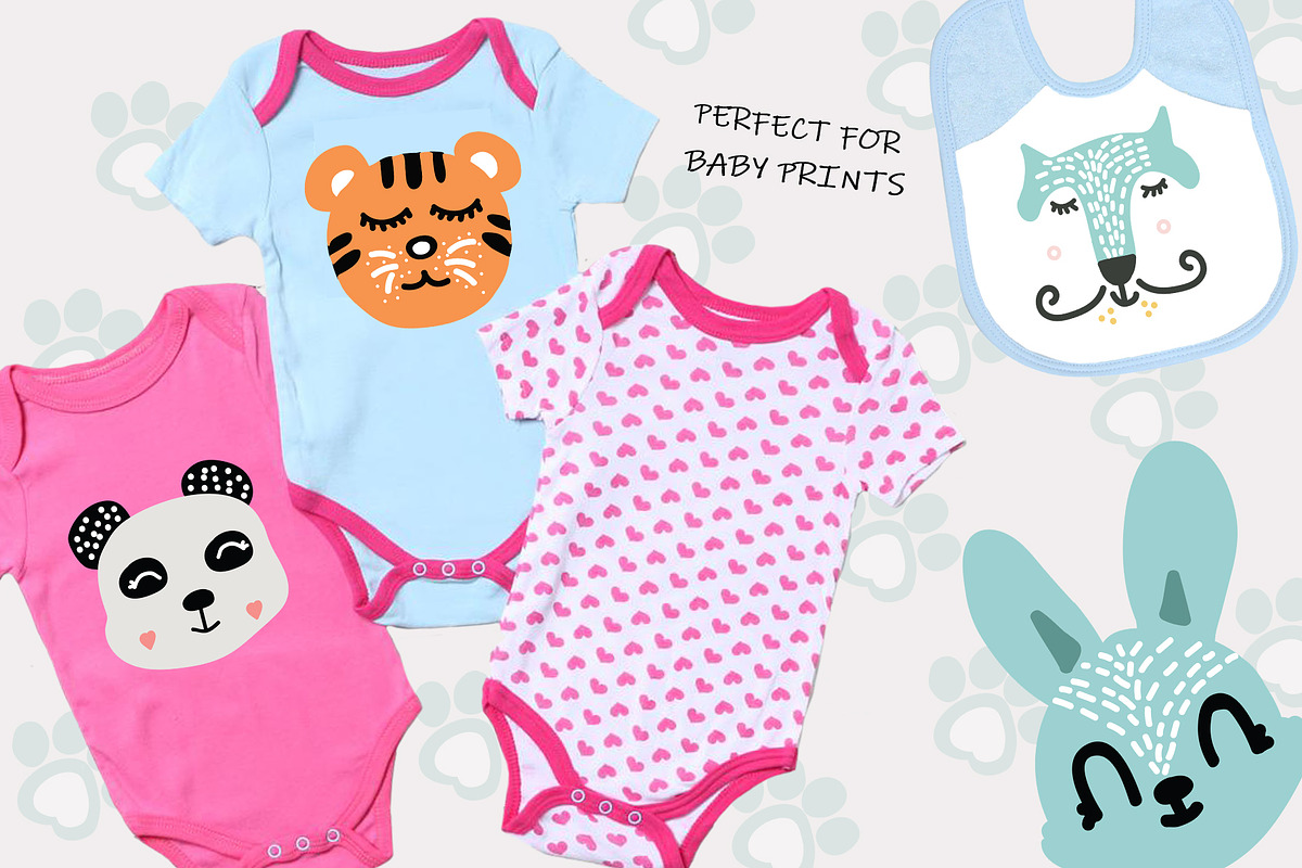 Kids Pattern and Animal Characters, a Pattern Graphic by Pixavics (Photo 3 of 7)