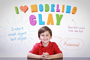 I ♥ Modeling Clay — Text Effects, a Layer Style Add-On by Design as Religion (Thumbnail 1 of 4)
