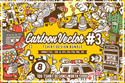 Cartoon Vector #3 Design Bundle, an Illustration by roach_graphic (Thumbnail 1 of 18)