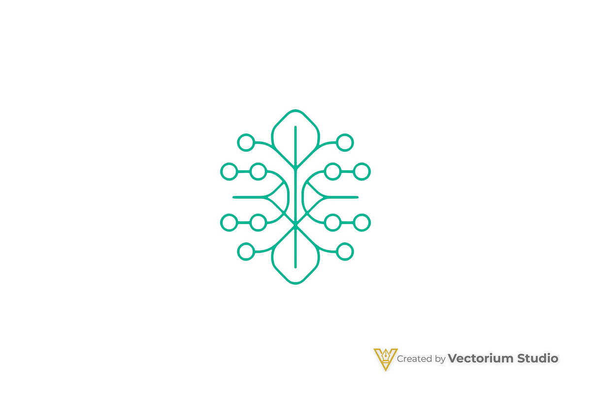 Abstract Plant Tech Logo, a Branding & Logo Template by Vectorium Studio (Photo 11 of 16)