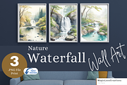 Nature Landscape Print Wall Decor, a Poster Template by MagicLove Creations (Thumbnail 1 of 8)