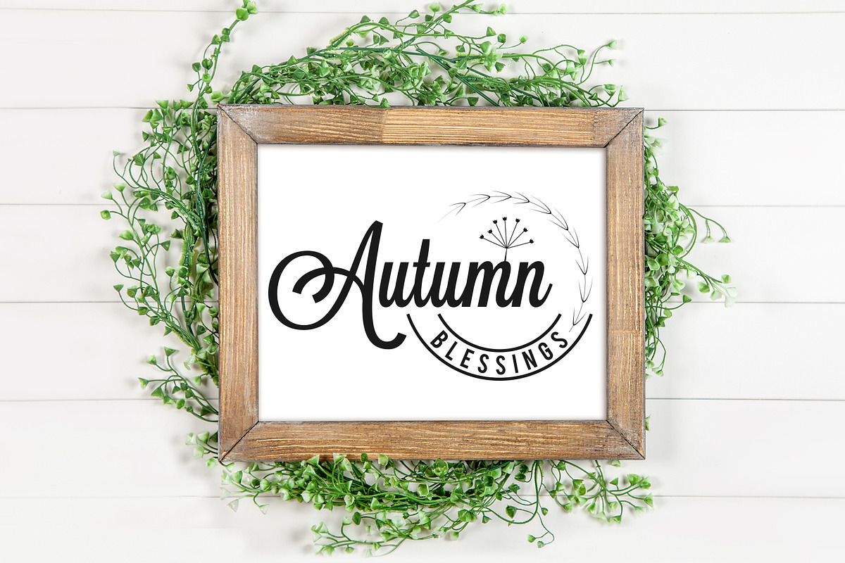 Fall Sign SVG PNG Design Bundle, a Decorative Illustration by thefutive (Photo 7 of 13)
