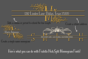 Sale-Fratello Nick Split Monogram 2, a Font by Debi Sementelli (Thumbnail 3 of 5)