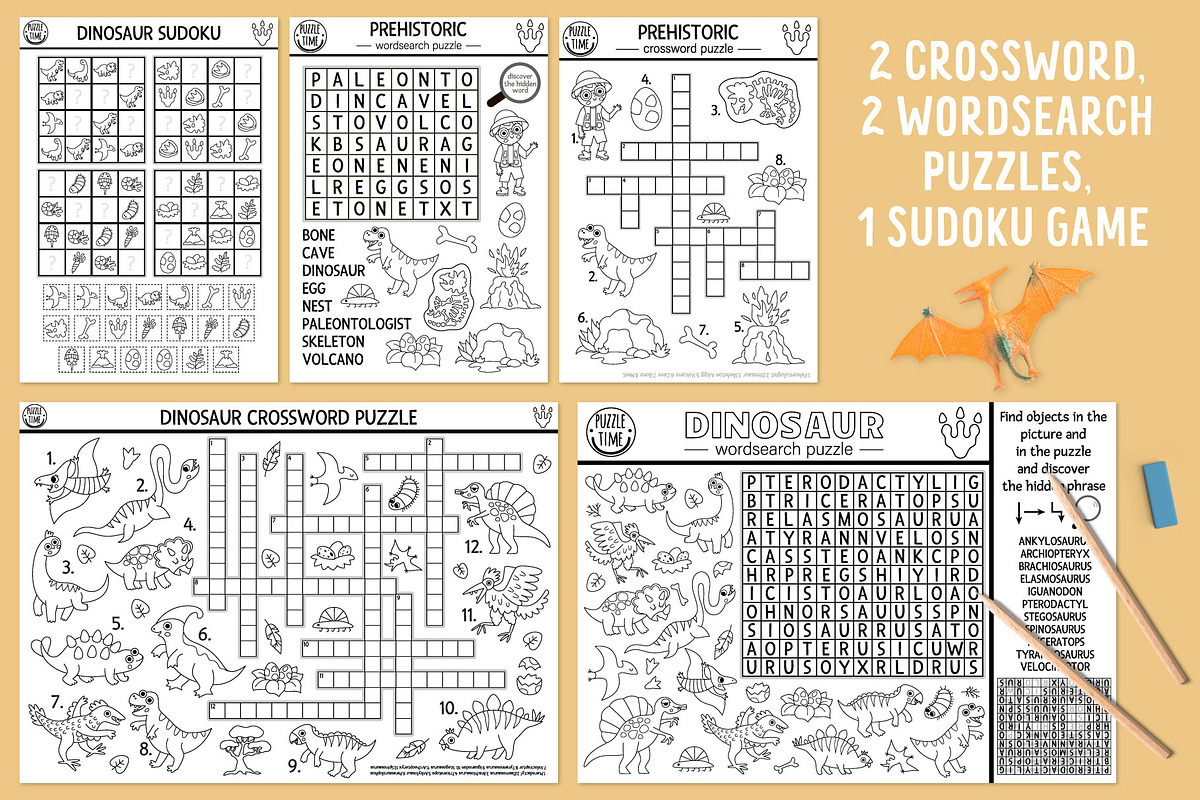 Dinosaur coloring games for kids, an Education Illustration by Lexi Claus (Photo 7 of 17)