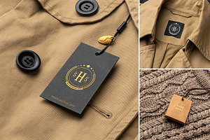 Apparel Tags And Labels Mockups