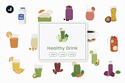 Healthy Drink Illustration, an Object Graphic by Jump Studio (Thumbnail 1 of 4)
