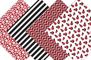 Ladybug Digital Paper Pack, a Pattern Graphic by Leska's Digitals (Thumbnail 5 of 5)