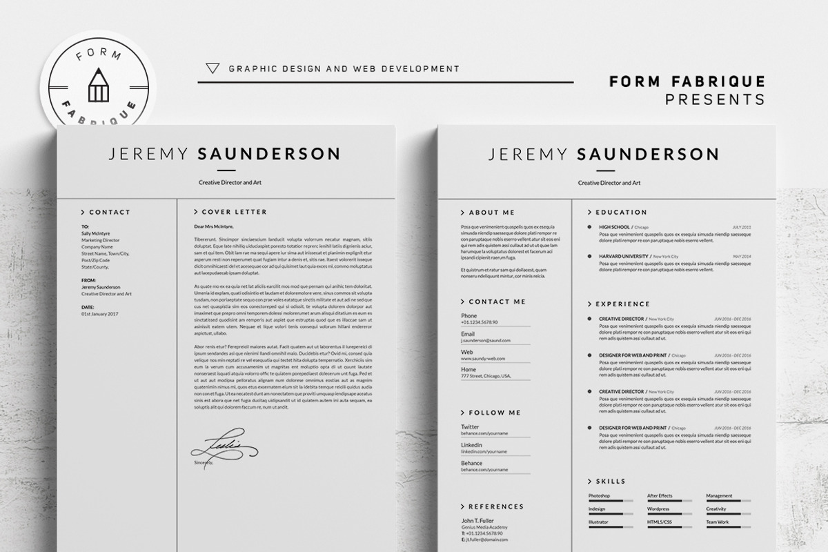 Resume/CV, a Resume Template by Form Fabrique (Photo 6 of 7)
