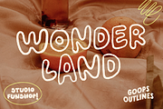 Goops Outlines! Handwritten! Font!, a Font by Studio Funshop by Kelli (Thumbnail 5 of 7)