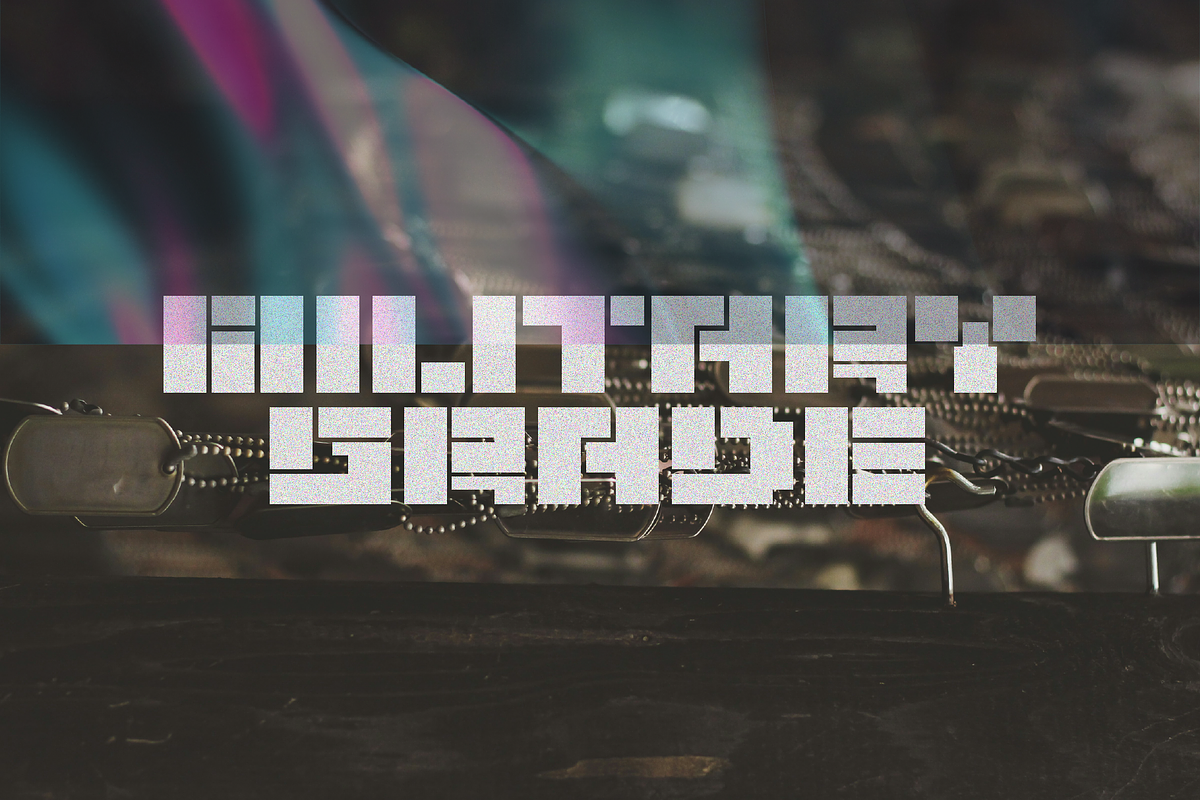 Xpron STENCIL Geo Font, a Sans Serif Font by Erifqizefont (Photo 7 of 10)