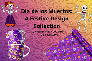 Día de los Muertos: A Festive Design