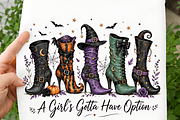 Halloween Witch Boots Collection PNG, a Seasonal Illustration by Coco Bloom (Thumbnail 3 of 3)