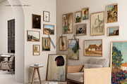 Vintage Frame Mockup Bundle Set of 9, a Household Mockup by Mockup Art Atelier (Thumbnail 11 of 18)