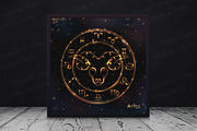 SET / GOLDEN ZODIAC SIGNS / VECTOR, an Animal Illustration by Nadin_Lebedeva (Thumbnail 6 of 17)
