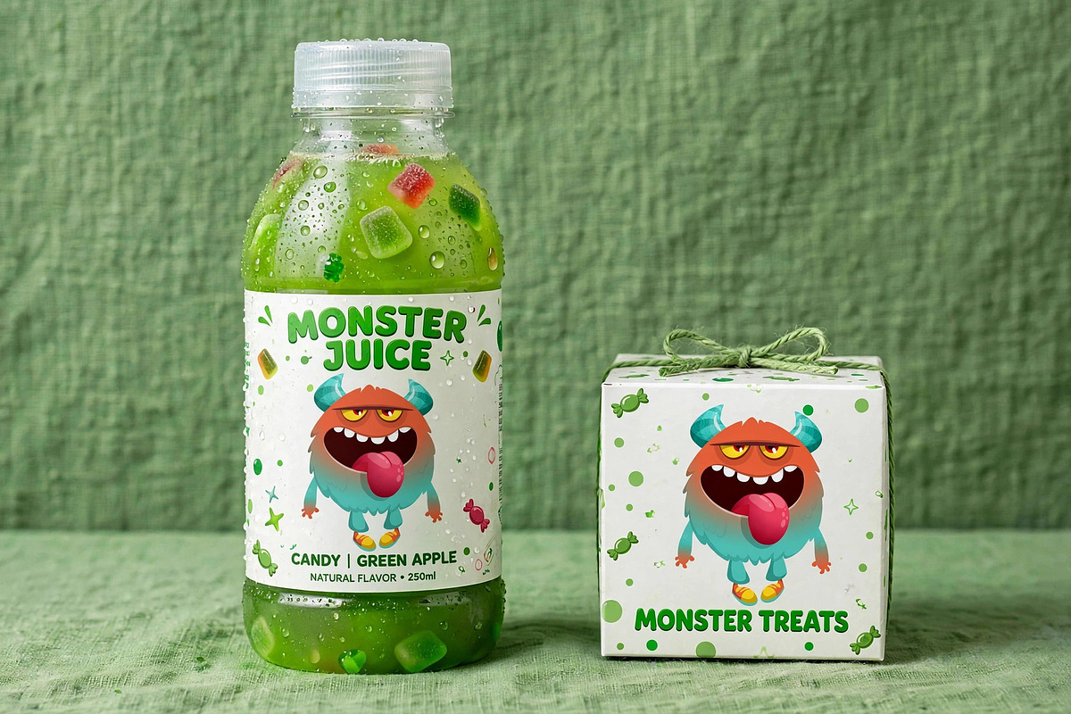 Donut Creatures- 6 Cute Monsters, a Decorative Illustration by D R A W K M A N (Photo 6 of 9)