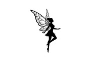 Magical Fairy Silhouette Bundle, an Illustration by jahid234 (Thumbnail 46 of 51)