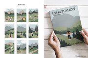 Mountain trip | landscape creator, a Decorative Illustration by LyubovZaytseva (Thumbnail 6 of 16)