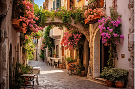 Cozy street in the historic center, an Architecture Photo by Neirfy