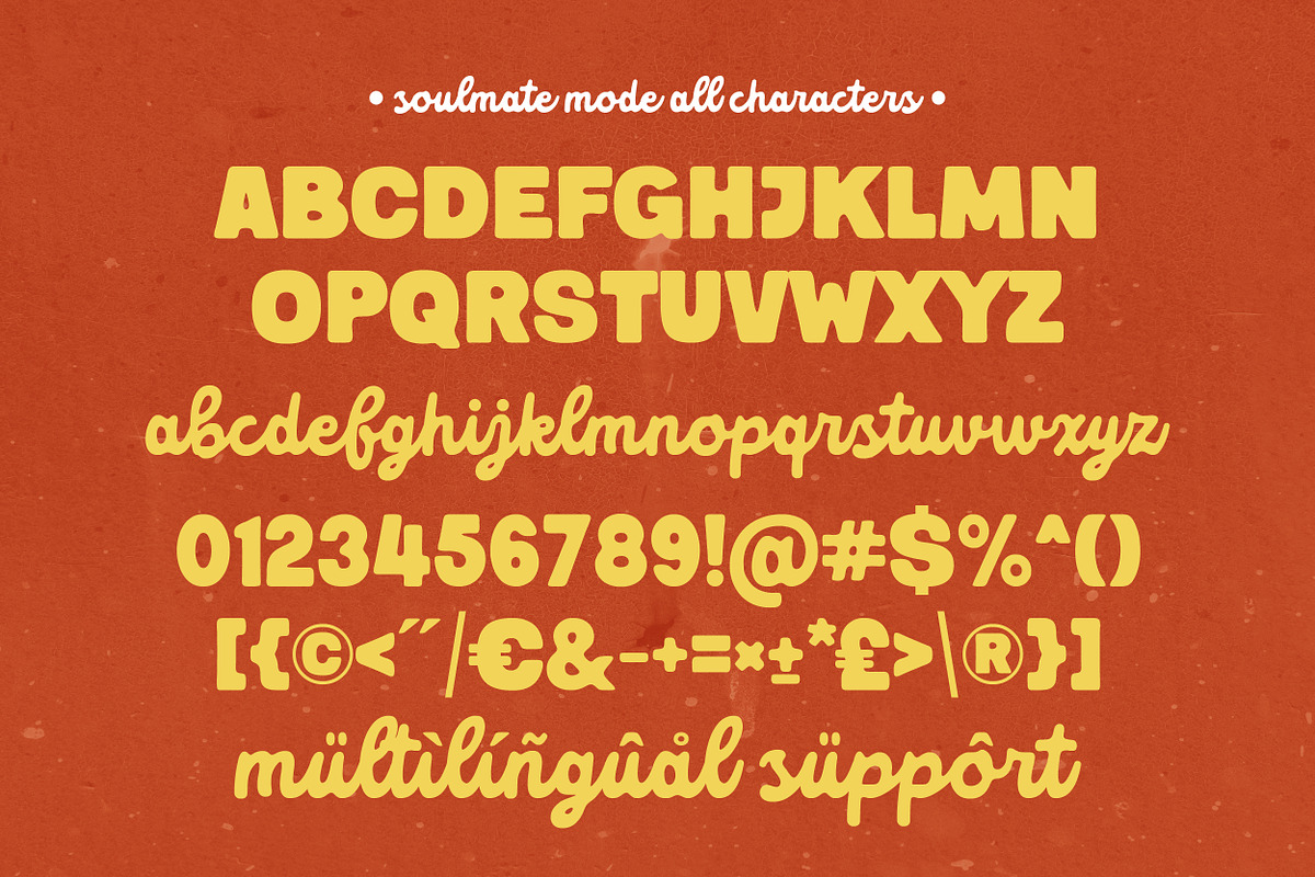 Soulmate Mode – Sans & Script Duo, a Sans Serif Font by Mahesans Co (Photo 9 of 13)