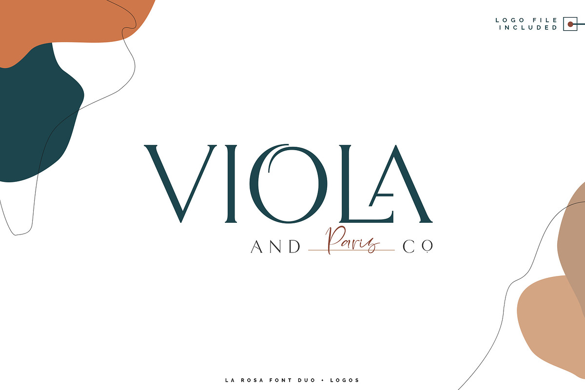La Rosa Font Duo//Chic Logos, a Serif Font by SNIPESCIENTIST (Photo 27 of 34)