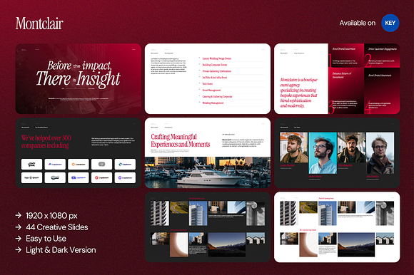 Montclair Creative Portfolio Keynote preview 8