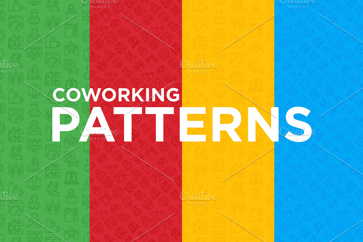 40 Coworking Templates / 16 Icons, a Flyer Template by Alex Blogoodf (Photo 12 of 13)