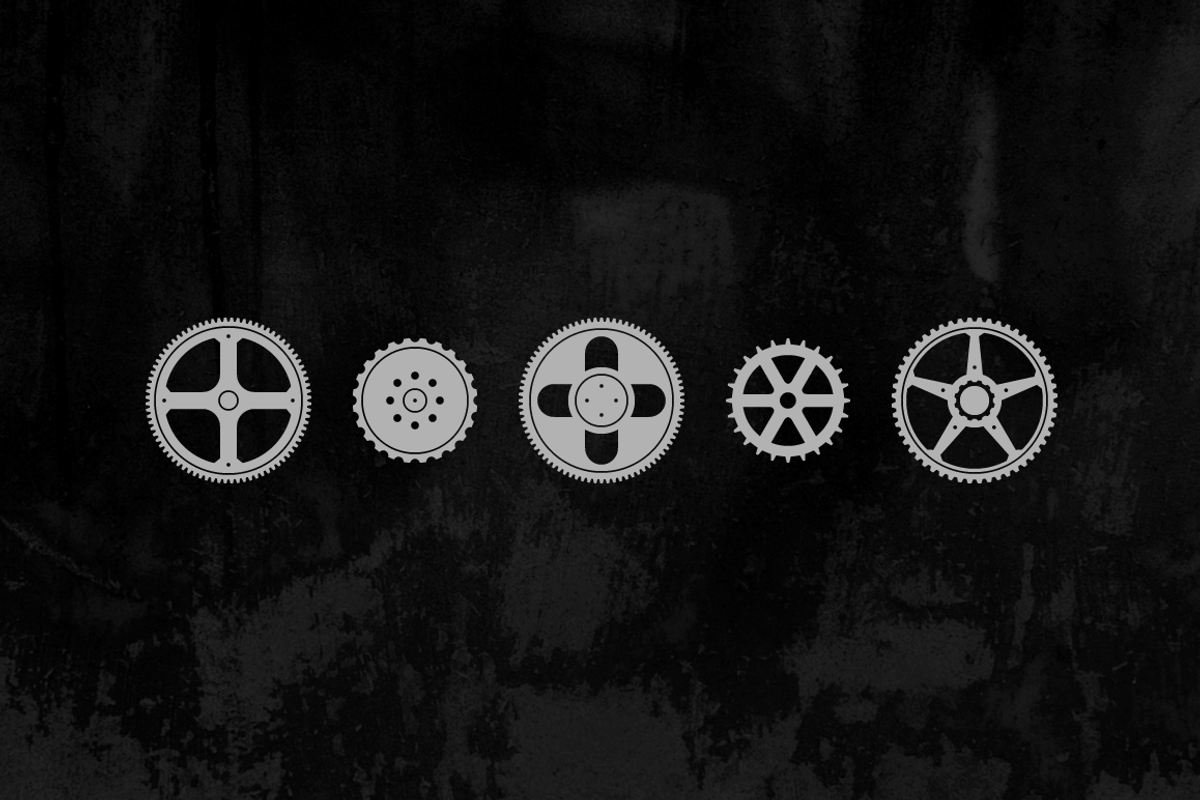 Engranajes Font Family, a Symbol Font by Graviton Font Foundry (Photo 1 of 2)