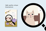 Illustrated Wall Calendar 2026, a Stationery Template by Ollyta May (Thumbnail 6 of 8)