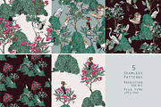 Chor Boghi. Seamless Patterns, a Pattern Graphic by Irina Dolgikh (Thumbnail 2 of 10)