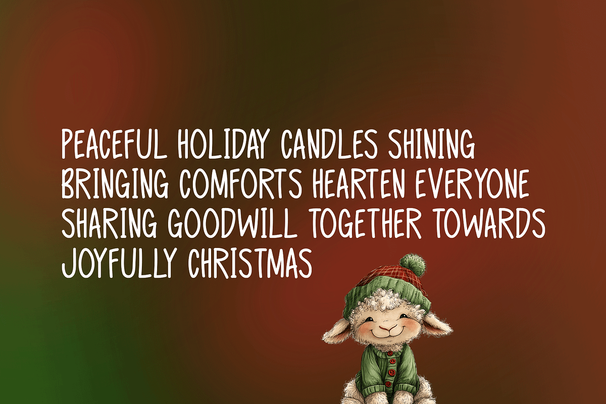 Lovable Christmas, a Handwritten Font by Seemly Fonts (Photo 4 of 5)